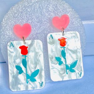 Rose Handmade Earrings