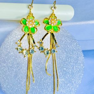 Green Jhumka