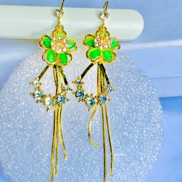Green Jhumka