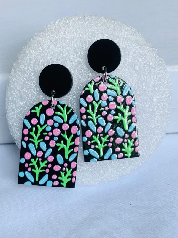 Flower Garden Handmade Earrings
