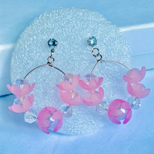 Pink Flora Earrings