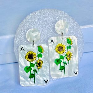 Sunflower Handmade Earrings