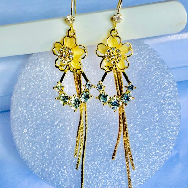 Yellow Jhumka